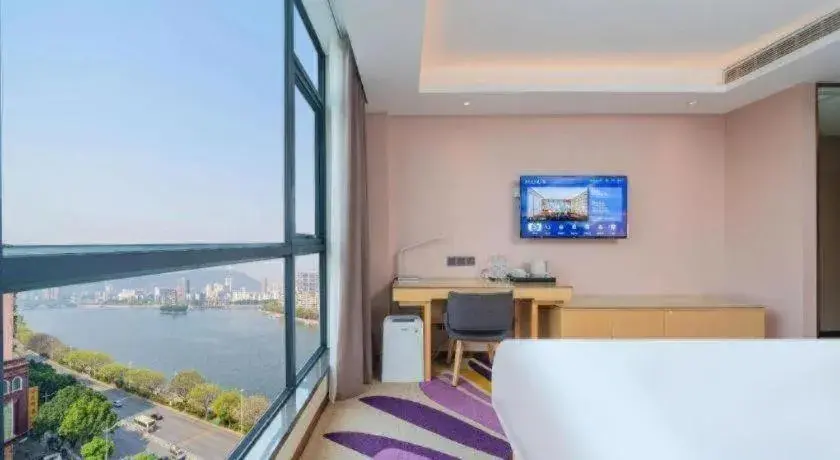 Bed in Lavande Hotel Shaoguan Bainian East Street Fengcai Building Bed in Lavande Hotel Shaoguan Bainian East Street Fengcai Building