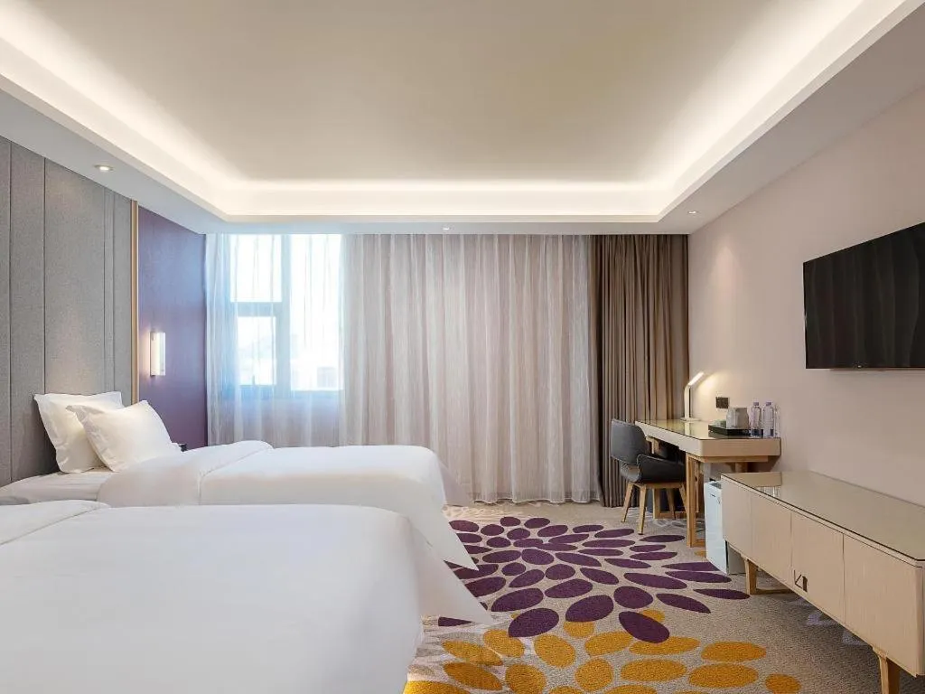 Bed in Lavande Hotel Shaoguan Bainian East Street Fengcai Building