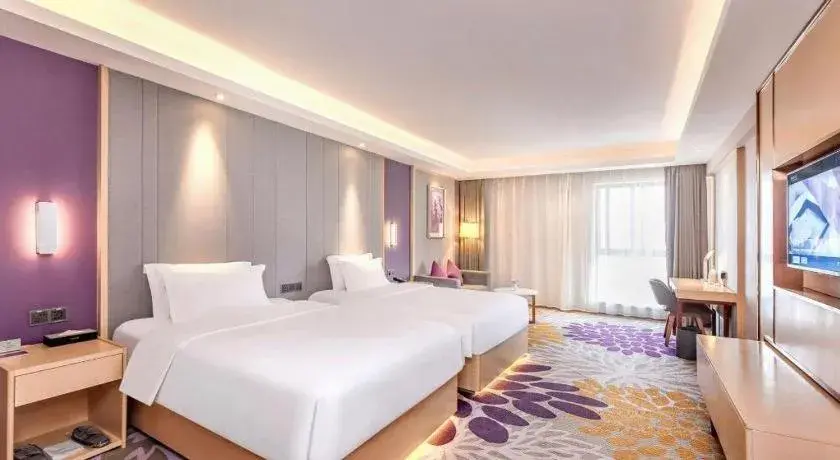 Bed in Lavande Hotel Kunming Railway Station Bed in Lavande Hotel Kunming Railway Station