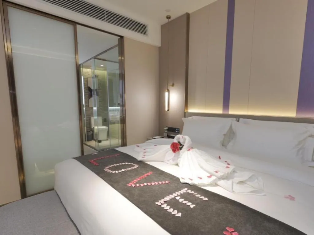 Bed in Lavande Hotel Dongguan City Hall Guomao
