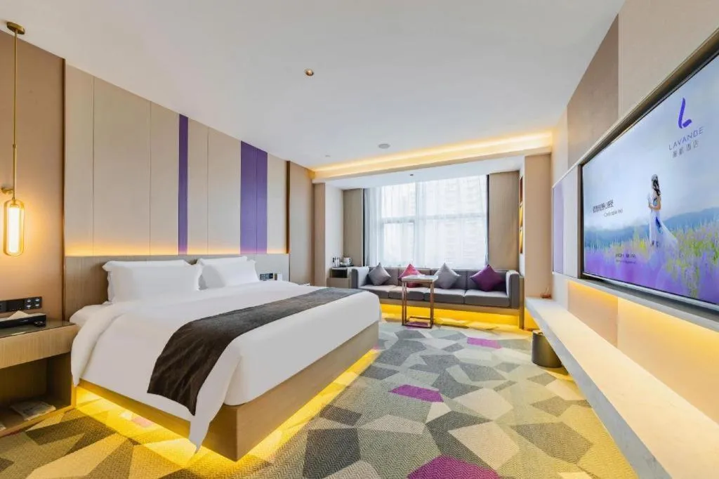 Bed in Lavande Hotel Dongguan City Hall Guomao