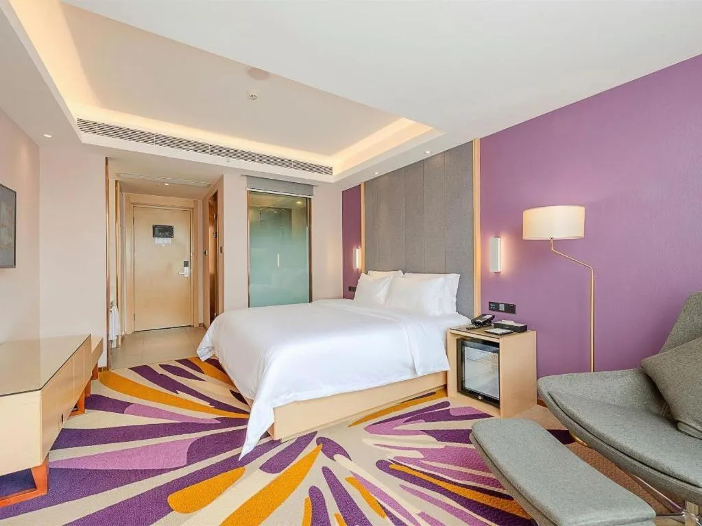 Bed in Lavande Hotel Dongguan Shijie Jiarong Shopping Plaza Liuhua Metro Station