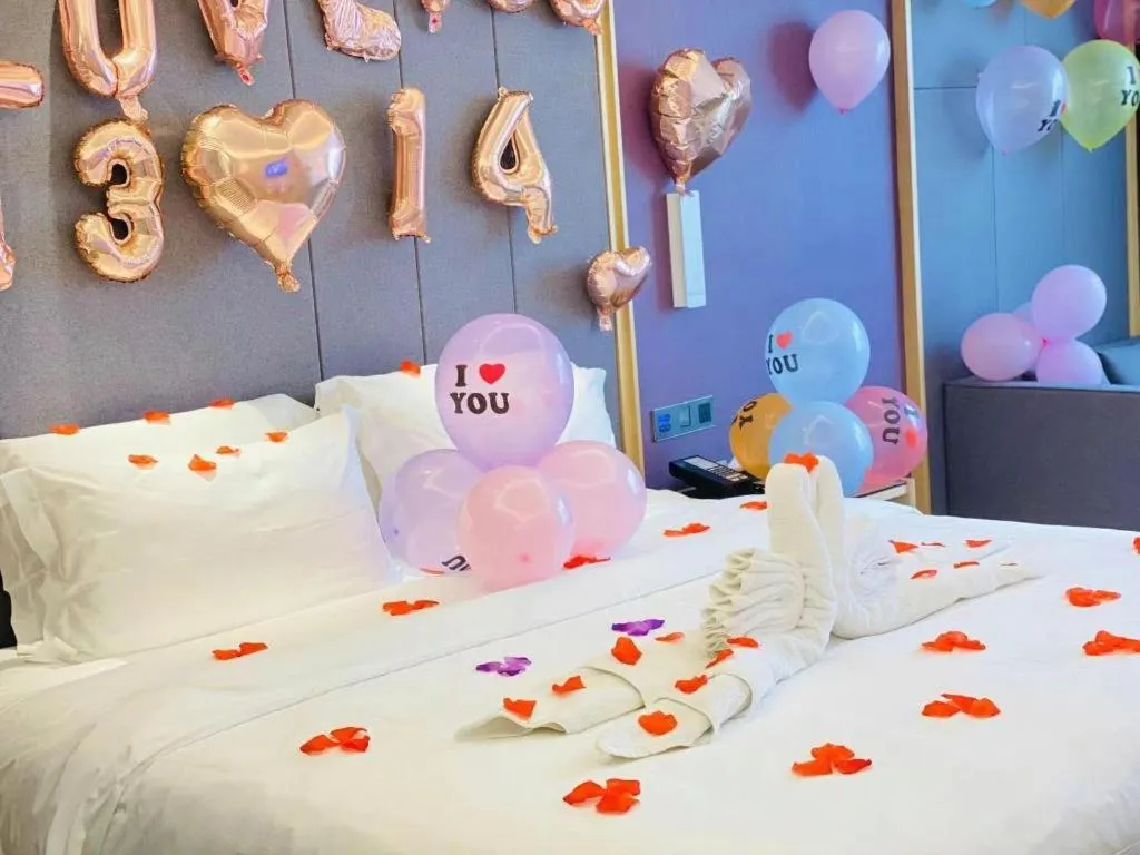 Bed in Lavande Hotel Dongguan Shijie Jiarong Shopping Plaza Liuhua Metro Station