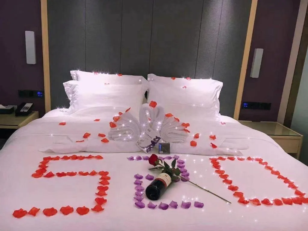 Bed in Lavande Hotel Dongguan Shijie Jiarong Shopping Plaza Liuhua Metro Station