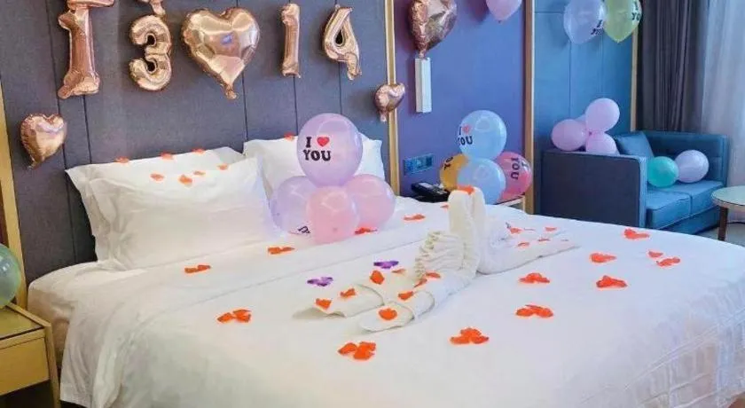 Bed in Lavande Hotel Dongguan Shijie Jiarong Shopping Plaza Liuhua Metro Station