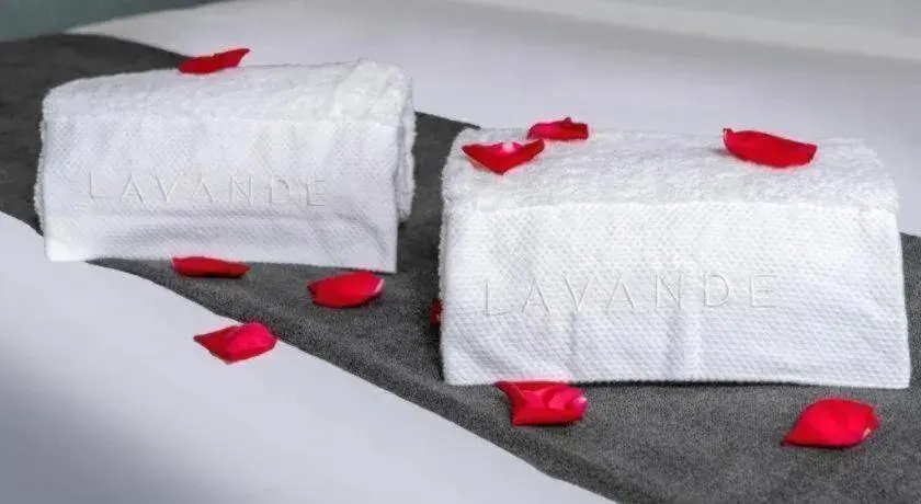 Bed in Lavande Hotel Chaozhou Fortune Center Lin Street Bed in Lavande Hotel Chaozhou Fortune Center Lin Street