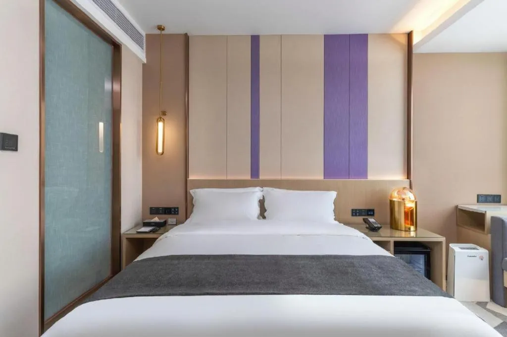 Bed in Lavande Hotel Chaozhou Fortune Center Lin Street