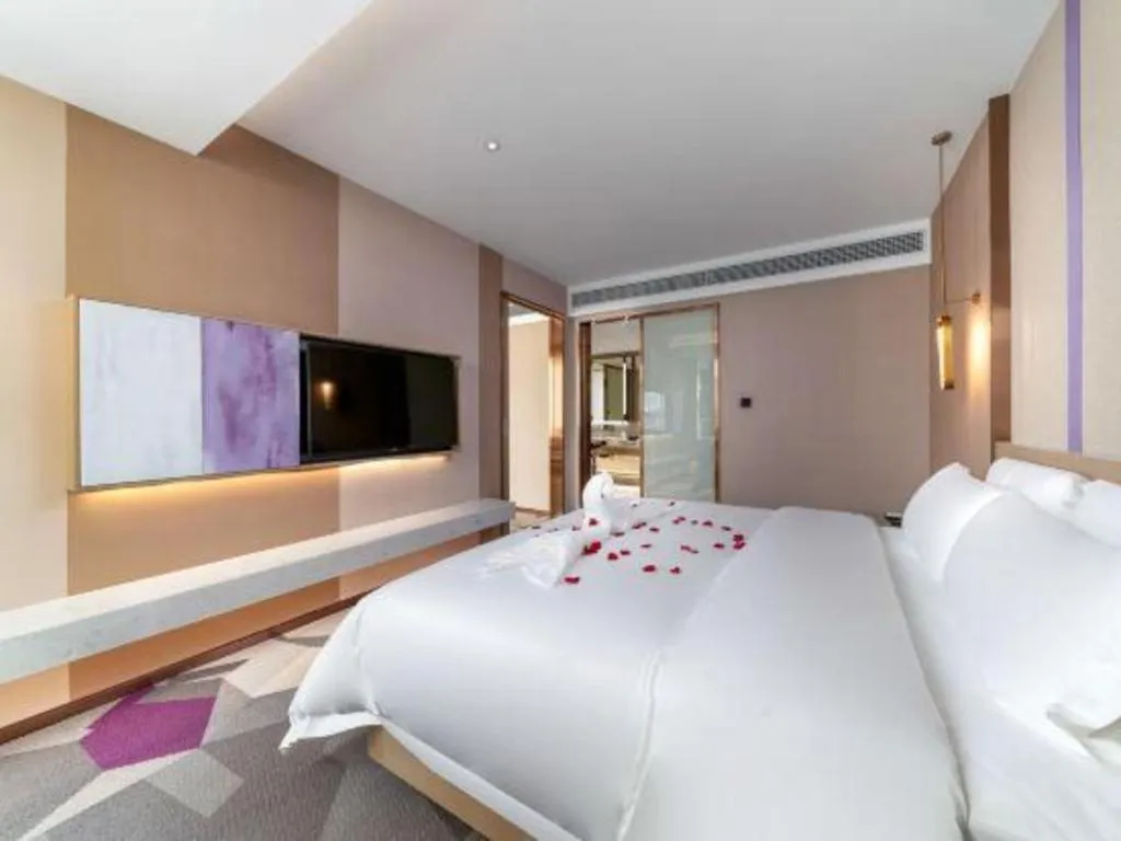 Bed in Lavande Hotel Chaozhou Fortune Center Lin Street