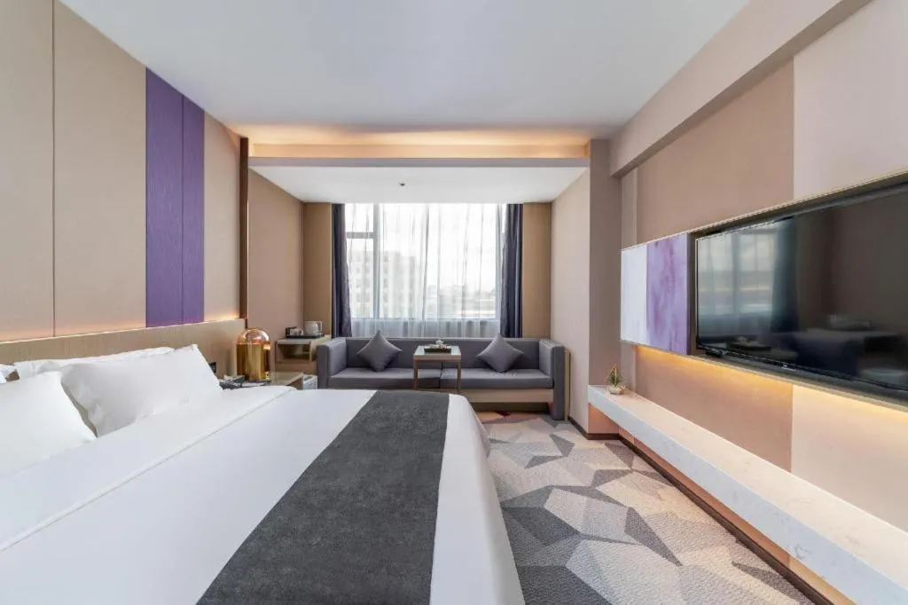 Bed in Lavande Hotel Chaozhou Fortune Center Lin Street