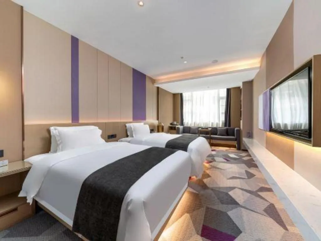 Bed in Lavande Hotel Chaozhou Fortune Center Lin Street