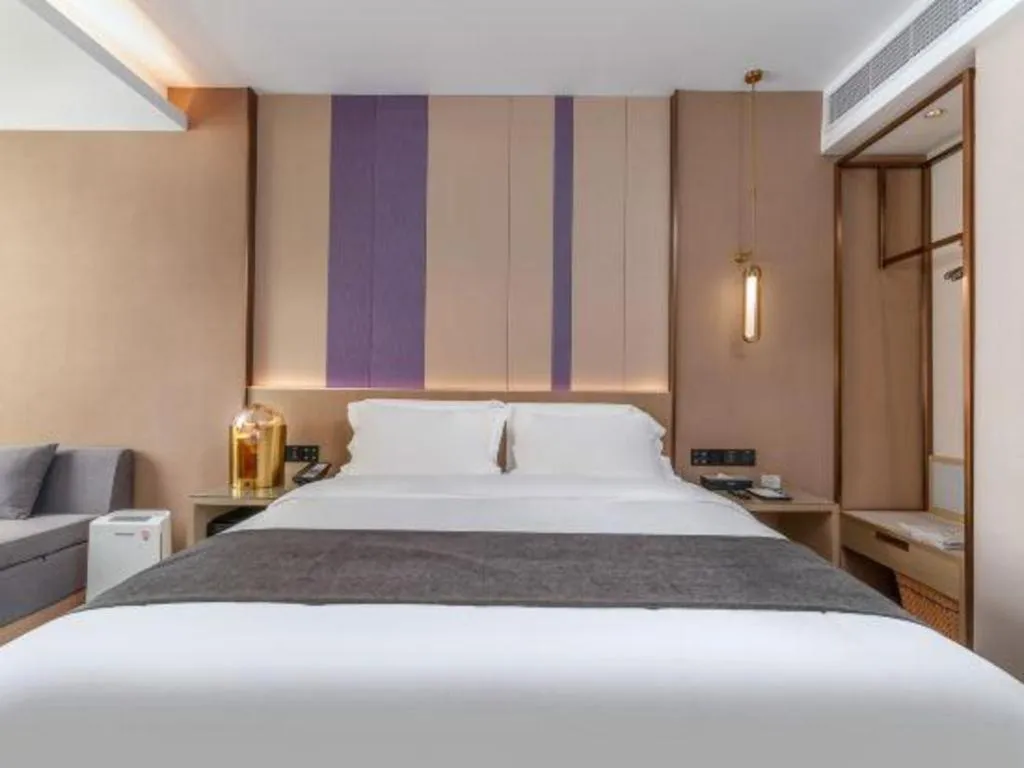 Bed in Lavande Hotel Chaozhou Fortune Center Lin Street
