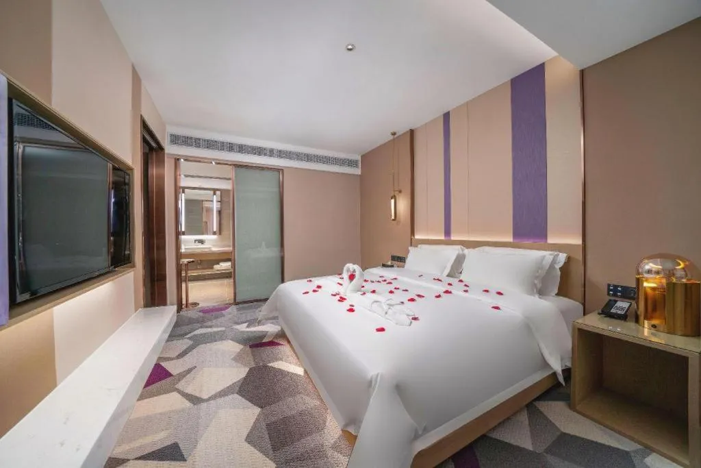 Bed in Lavande Hotel Chaozhou Fortune Center Lin Street