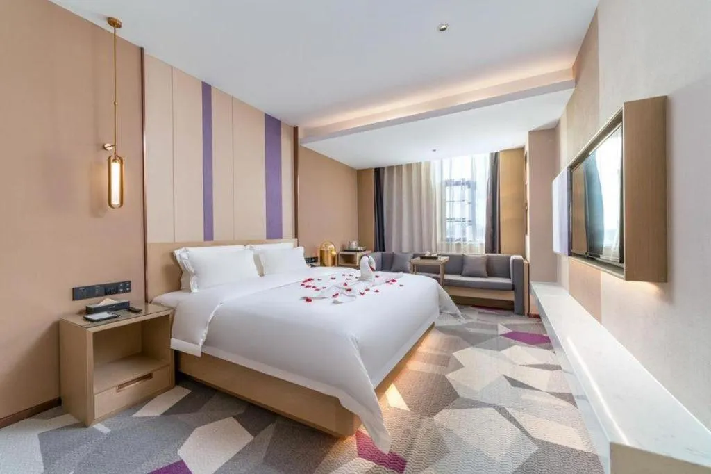 Bed in Lavande Hotel Chaozhou Fortune Center Lin Street