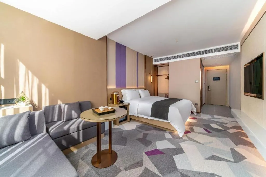 Bed in Lavande Hotel Chaozhou Fortune Center Lin Street