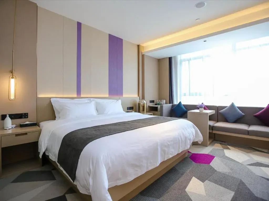 Bed in Lavande Hotel Wuxi East Railway Station Bed in Lavande Hotel Wuxi East Railway Station