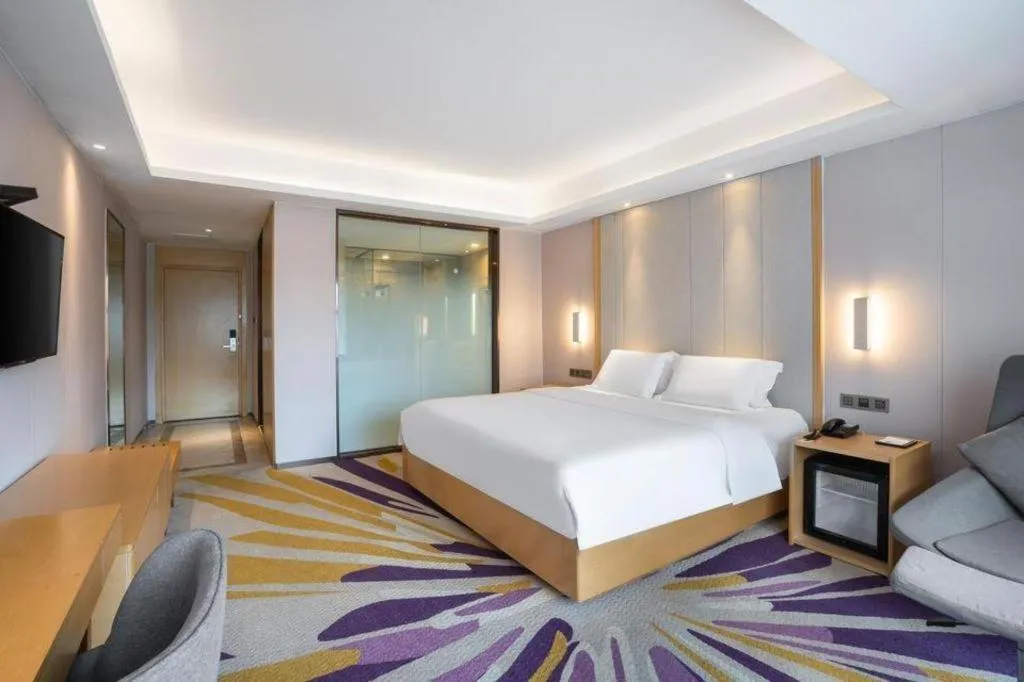 Bed in Lavande Hotel Maoming High-speed Railway Station Xinfu Road