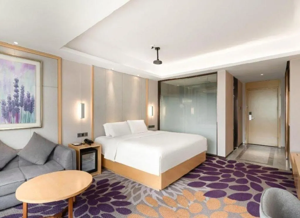 Bed in Lavande Hotel Maoming High-speed Railway Station Xinfu Road