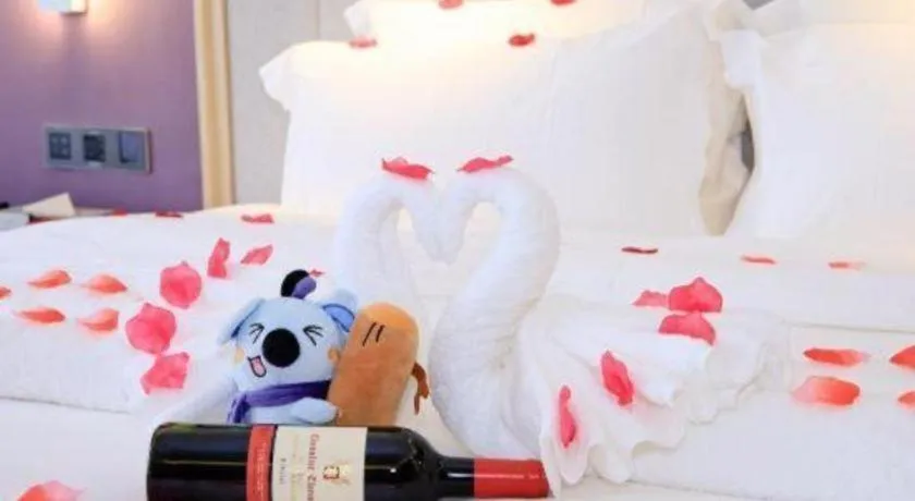 Bed in Lavande Hotel Maoming High-speed Railway Station Xinfu Road