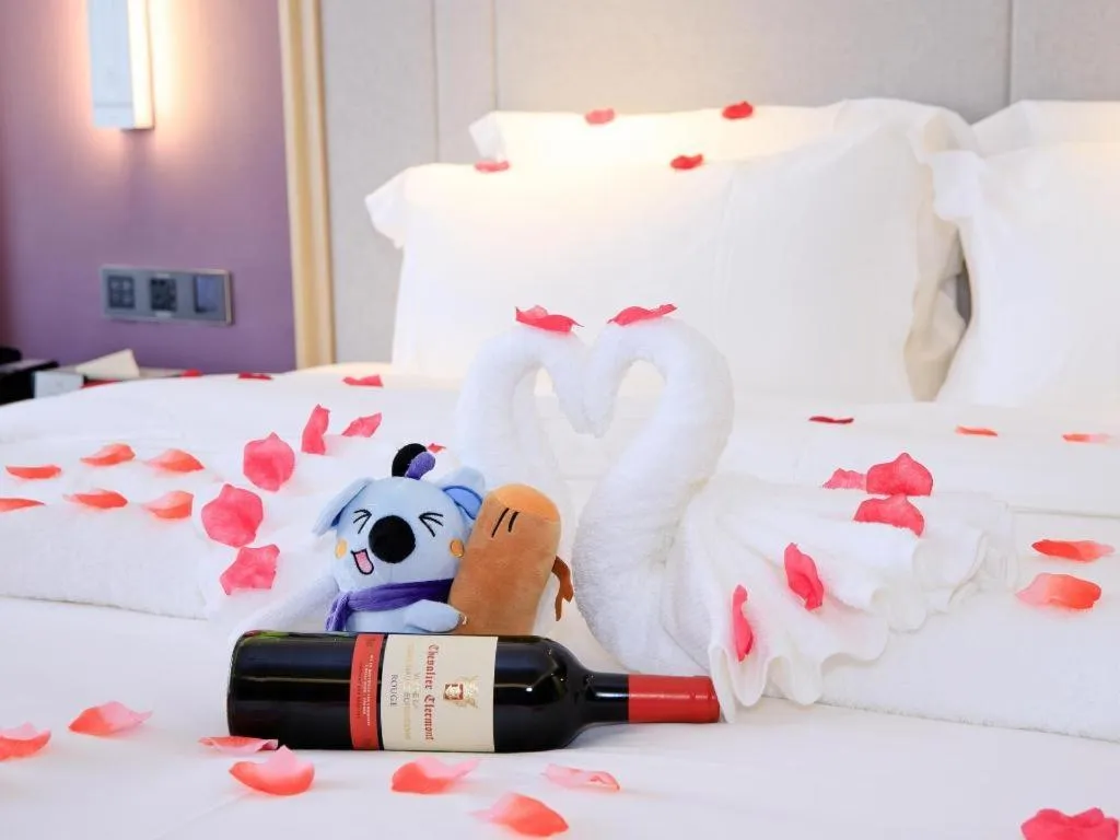 Bed in Lavande Hotel Maoming High-speed Railway Station Xinfu Road