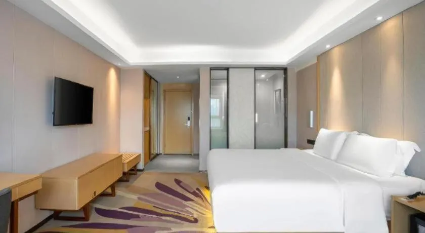 Bed in Lavande Hotel Maoming High-speed Railway Station Xinfu Road