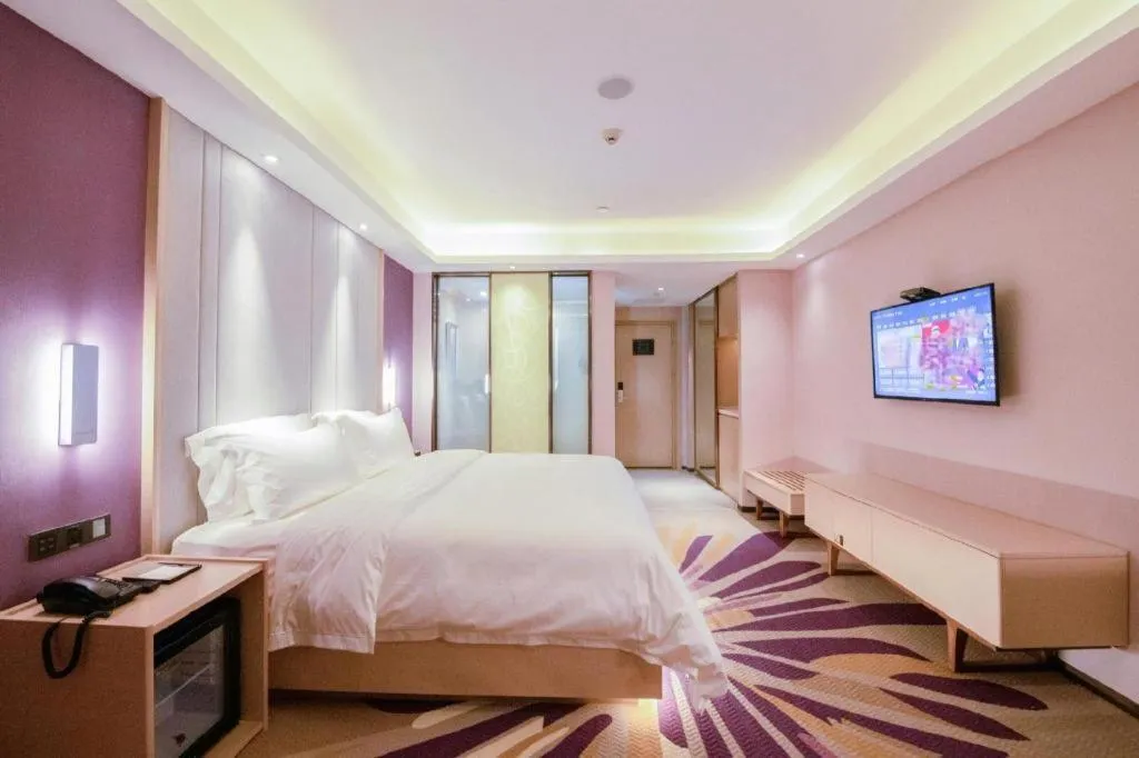 Bed in Lavande Hotel Maoming High-speed Railway Station Xinfu Road