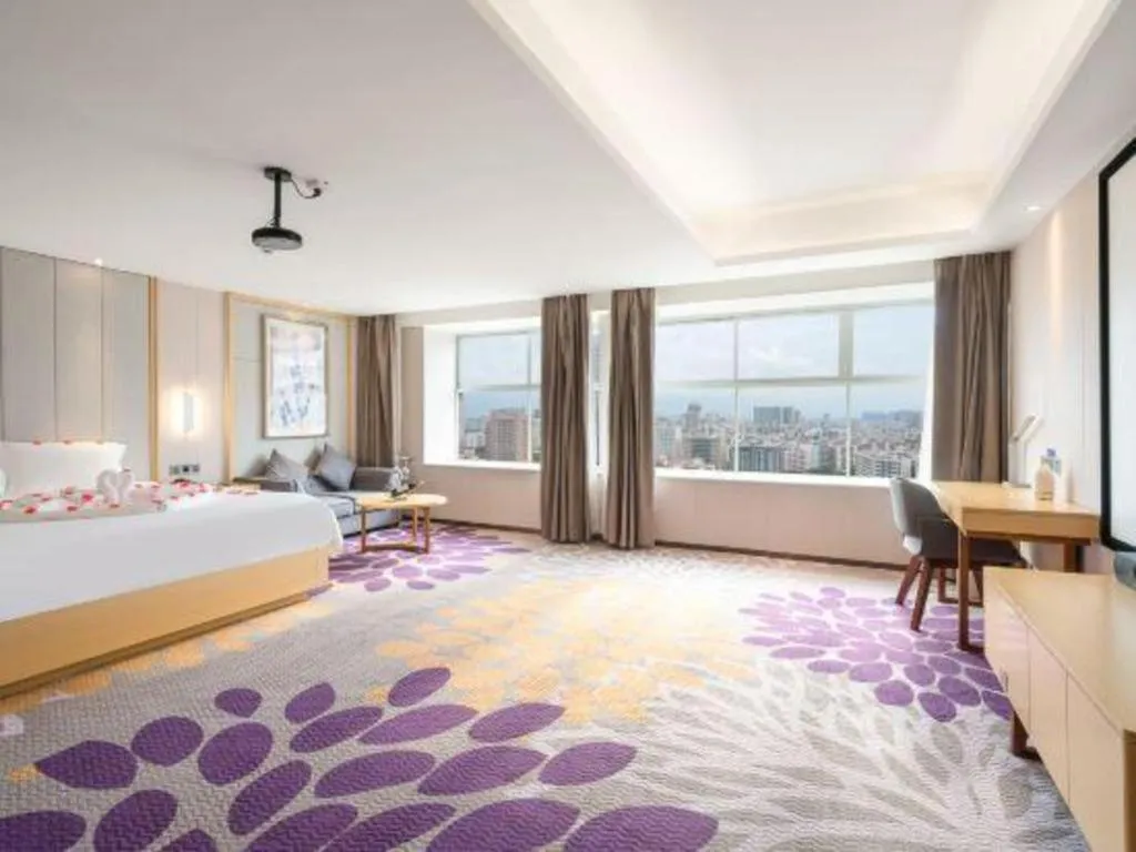 Bed in Lavande Hotel Maoming High-speed Railway Station Xinfu Road