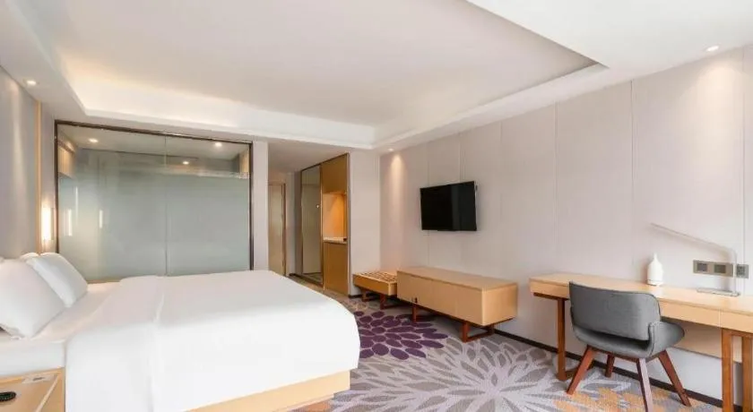 Bed in Lavande Hotel Maoming High-speed Railway Station Xinfu Road