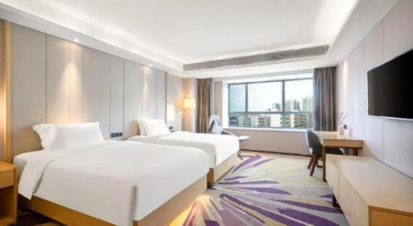 Bed in Lavande Hotel Maoming High-speed Railway Station Xinfu Road