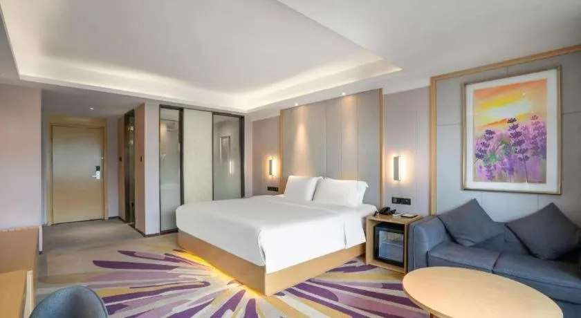 Bed in Lavande Hotel Maoming High-speed Railway Station Xinfu Road