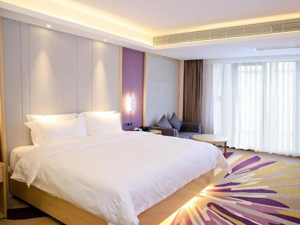 Bed in Lavande Hotel Maoming High-speed Railway Station Xinfu Road