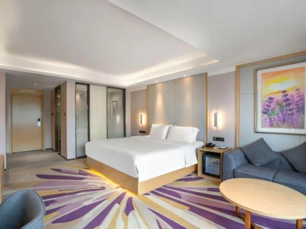 Bed in Lavande Hotel Maoming High-speed Railway Station Xinfu Road