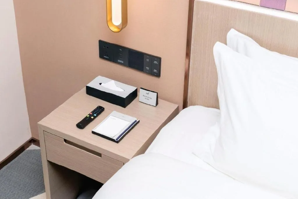 Bed in Lavande Hotel Xuchang Pangdonglai Hengdajinhui Plaza