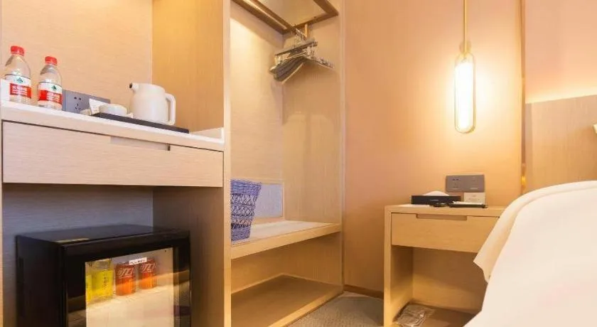 Bed in Lavande Hotel Xuchang Pangdonglai Hengdajinhui Plaza