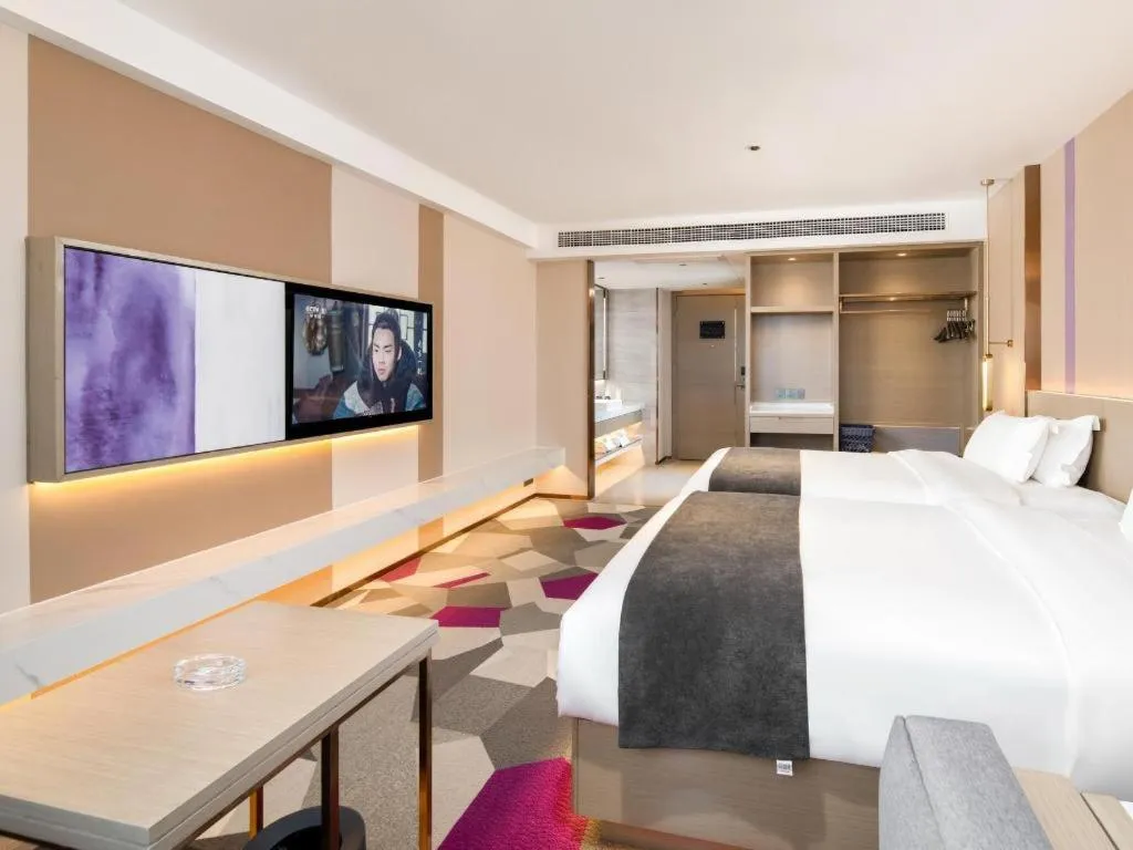 Bed in Lavande Hotel Xuchang Pangdonglai Hengdajinhui Plaza