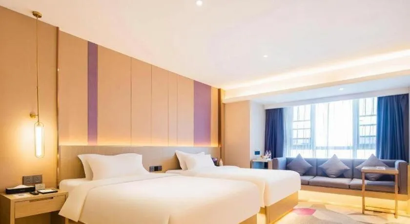 Bed in Lavande Hotel Xuchang Pangdonglai Hengdajinhui Plaza