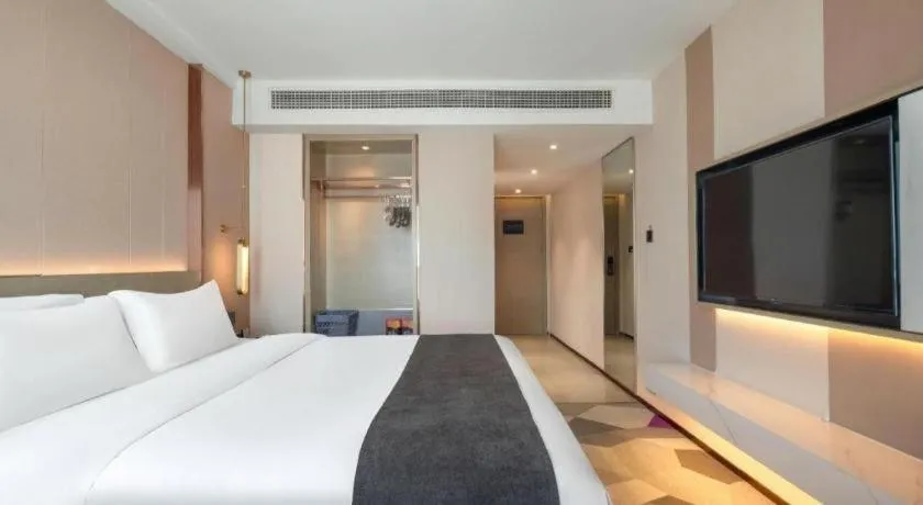 Bed in Lavande Hotel Xuchang Pangdonglai Hengdajinhui Plaza