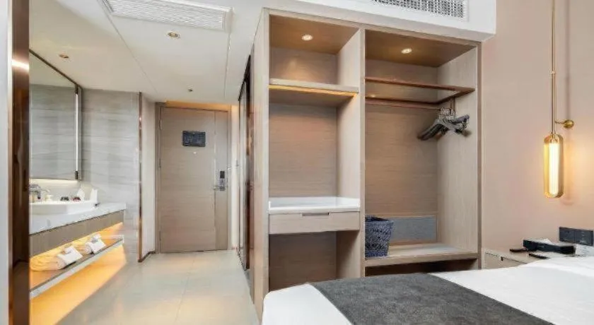 Bed in Lavande Hotel Xuchang Pangdonglai Hengdajinhui Plaza