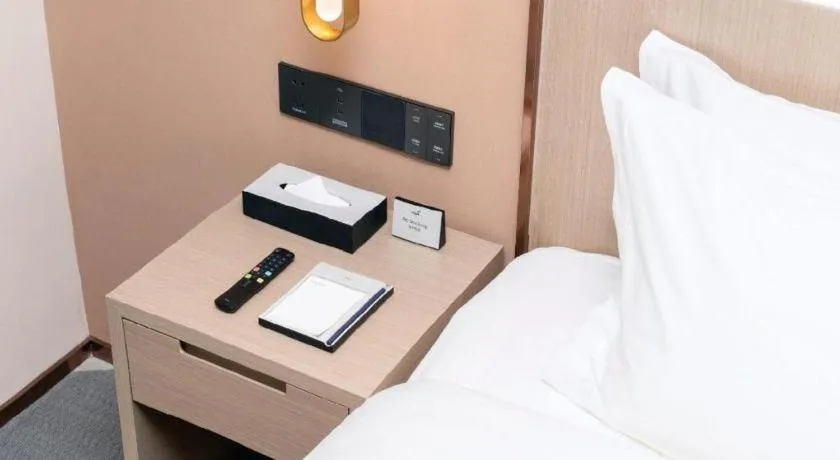 Bed in Lavande Hotel Xuchang Pangdonglai Hengdajinhui Plaza