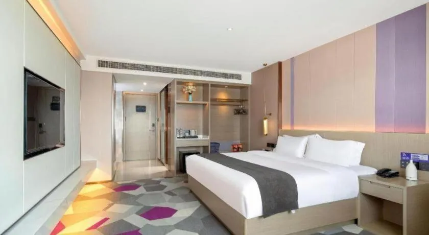 Bed in Lavande Hotel Xuchang Pangdonglai Hengdajinhui Plaza