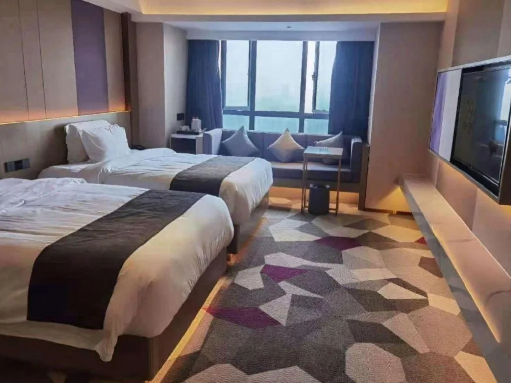 Bed in Lavande Hotel Xuchang Pangdonglai Hengdajinhui Plaza