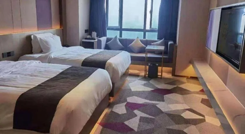 Bed in Lavande Hotel Xuchang Pangdonglai Hengdajinhui Plaza