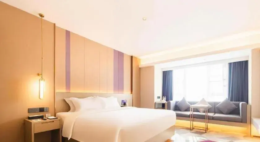 Bed in Lavande Hotel Xuchang Pangdonglai Hengdajinhui Plaza Bed in Lavande Hotel Xuchang Pangdonglai Hengdajinhui Plaza