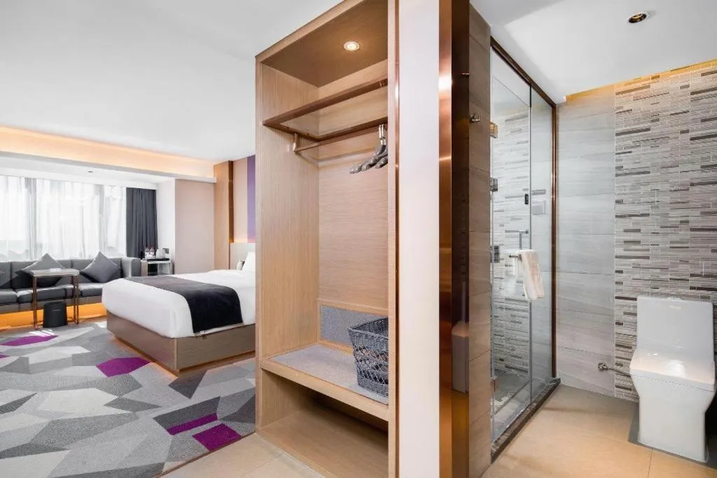 Bed in Lavande Hotel Xuchang Pangdonglai Hengdajinhui Plaza