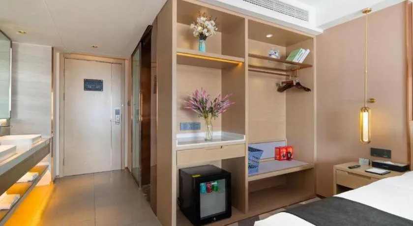 Bed in Lavande Hotel Xuchang Pangdonglai Hengdajinhui Plaza