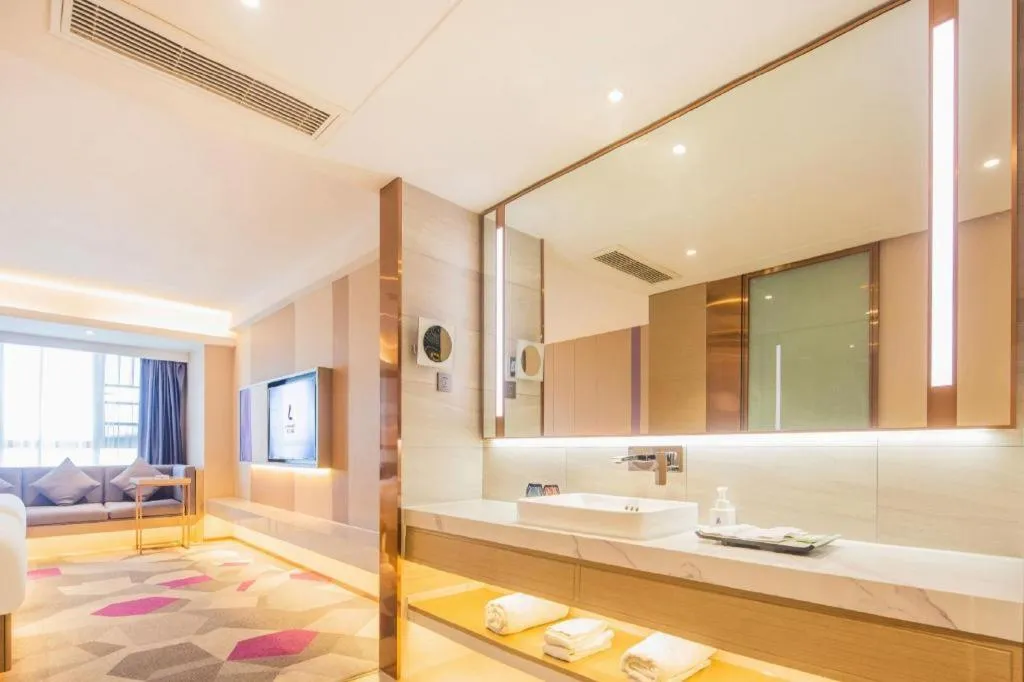 Bed in Lavande Hotel Xuchang Pangdonglai Hengdajinhui Plaza