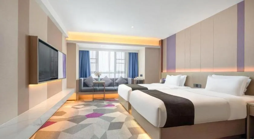 Bed in Lavande Hotel Xuchang Pangdonglai Hengdajinhui Plaza