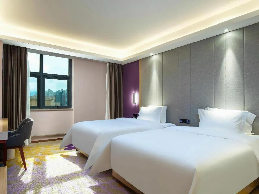 Bed in Lavande Hotel Shanwei Haifeng Fenghuang New City Tianhong Plaza