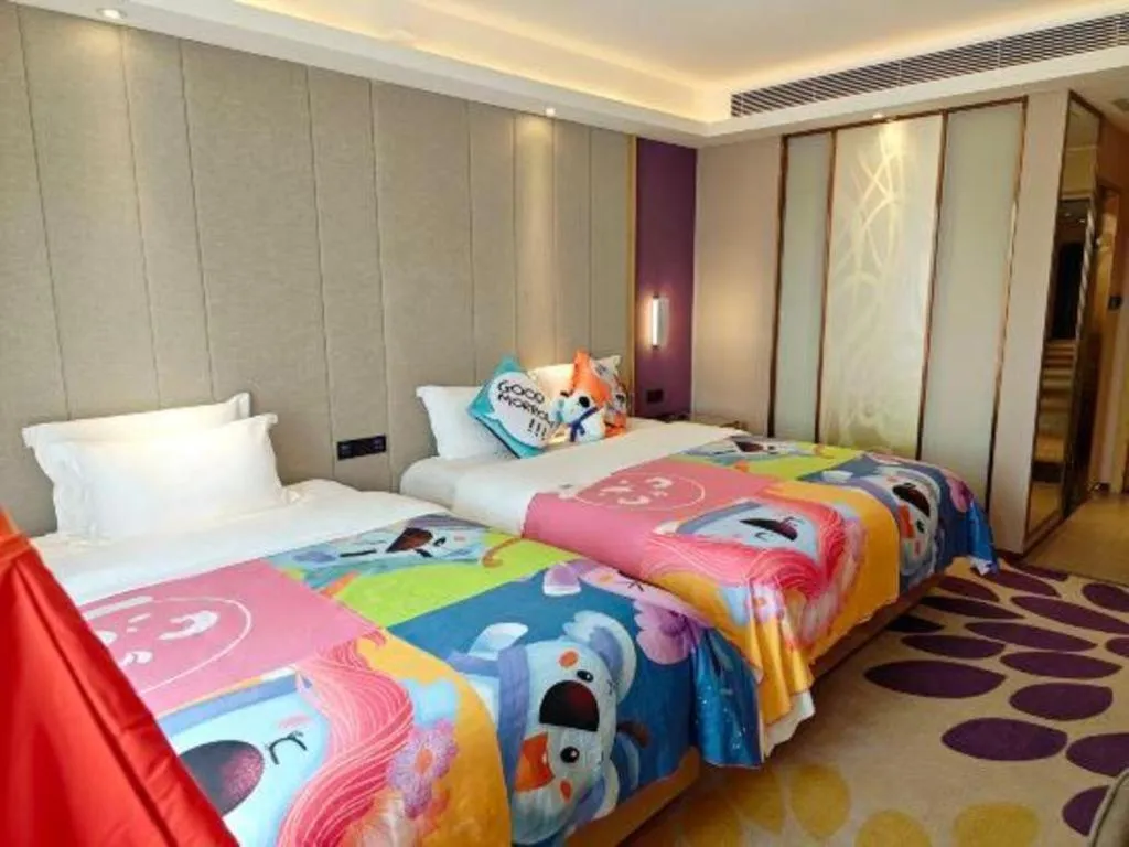 Bed in Lavande Hotel Shanwei Haifeng Fenghuang New City Tianhong Plaza