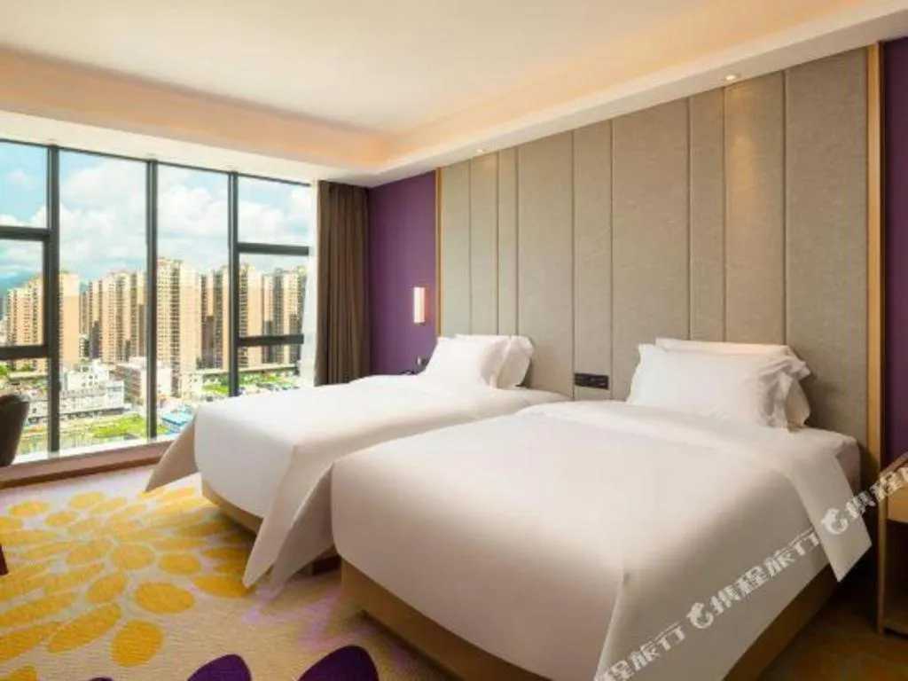 Bed in Lavande Hotel Shanwei Haifeng Fenghuang New City Tianhong Plaza