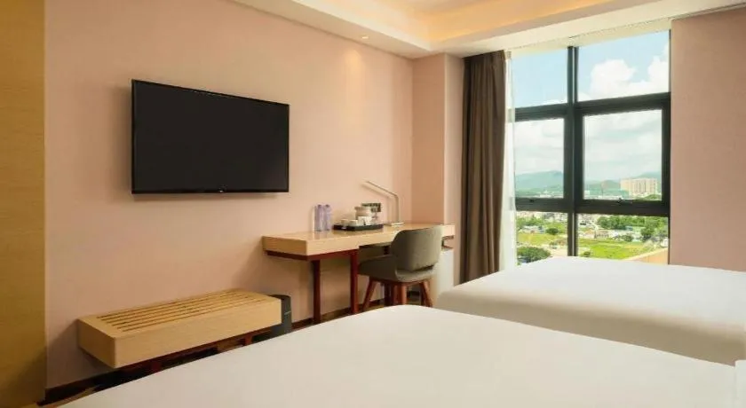 Bed in Lavande Hotel Shanwei Haifeng Fenghuang New City Tianhong Plaza